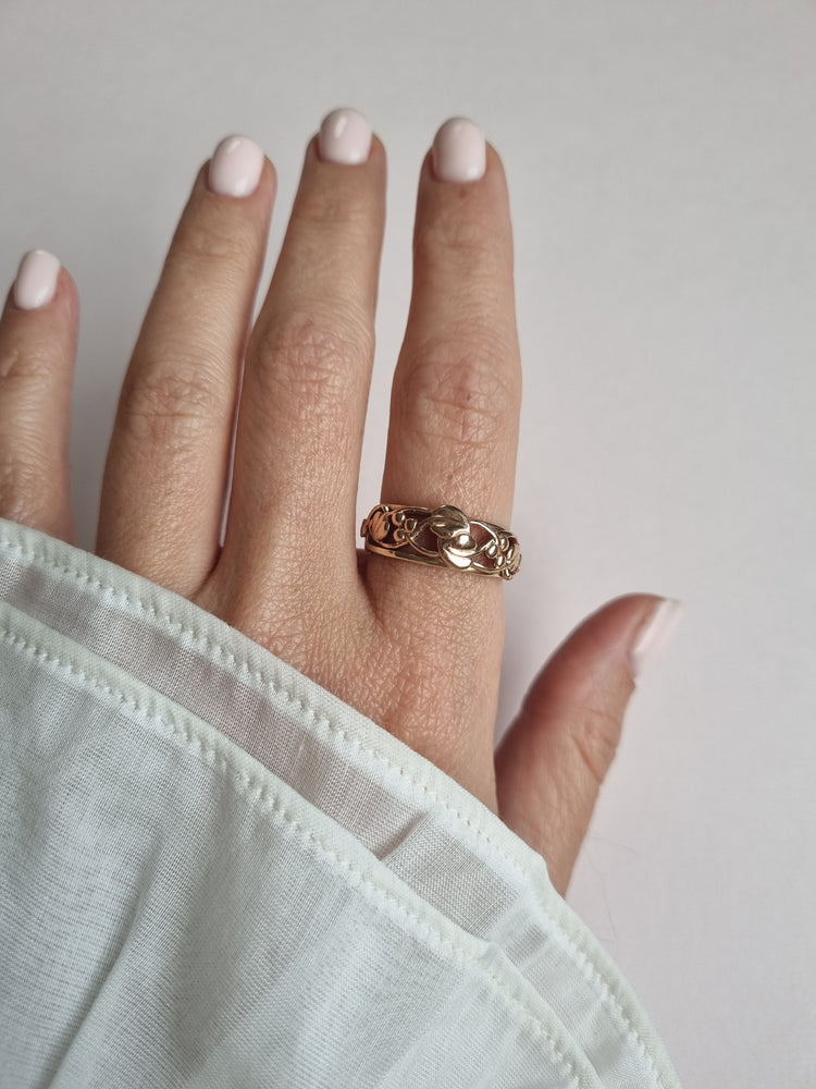 Tree Ring, Tree of Life Ring, Round Silver Ring, Statement Ring, Uniqu –  Adina Stone Jewelry