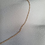 E. Fine prince of wales chain in 9kt gold - 45 cm long